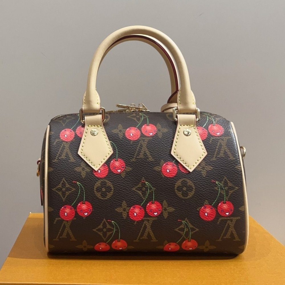L0vis Vvtt0n X Takashi Murakami Speedy Bandoulière 20 Brown 20Cm M13094