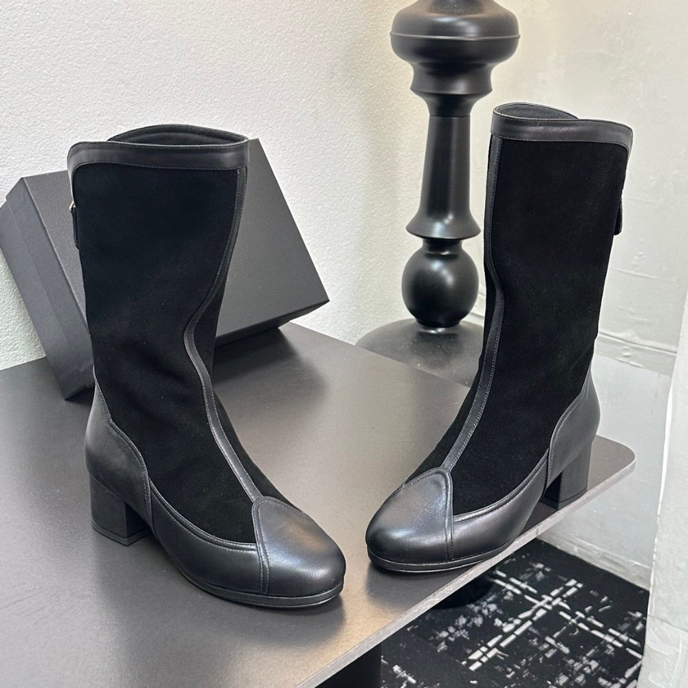 Ch**el Métiers Dart High Boots Black G46591 B21102 94305