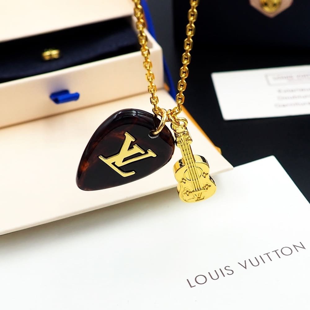 L0vis Vvtt0n Lv Picks Necklace Gold M01865