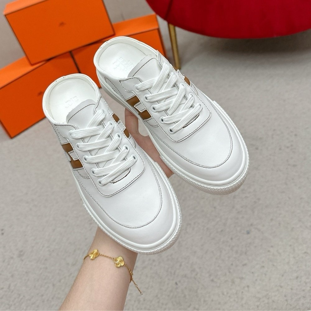 H**me5 Keep Sneaker Blanc And Natural H251913Zha3415