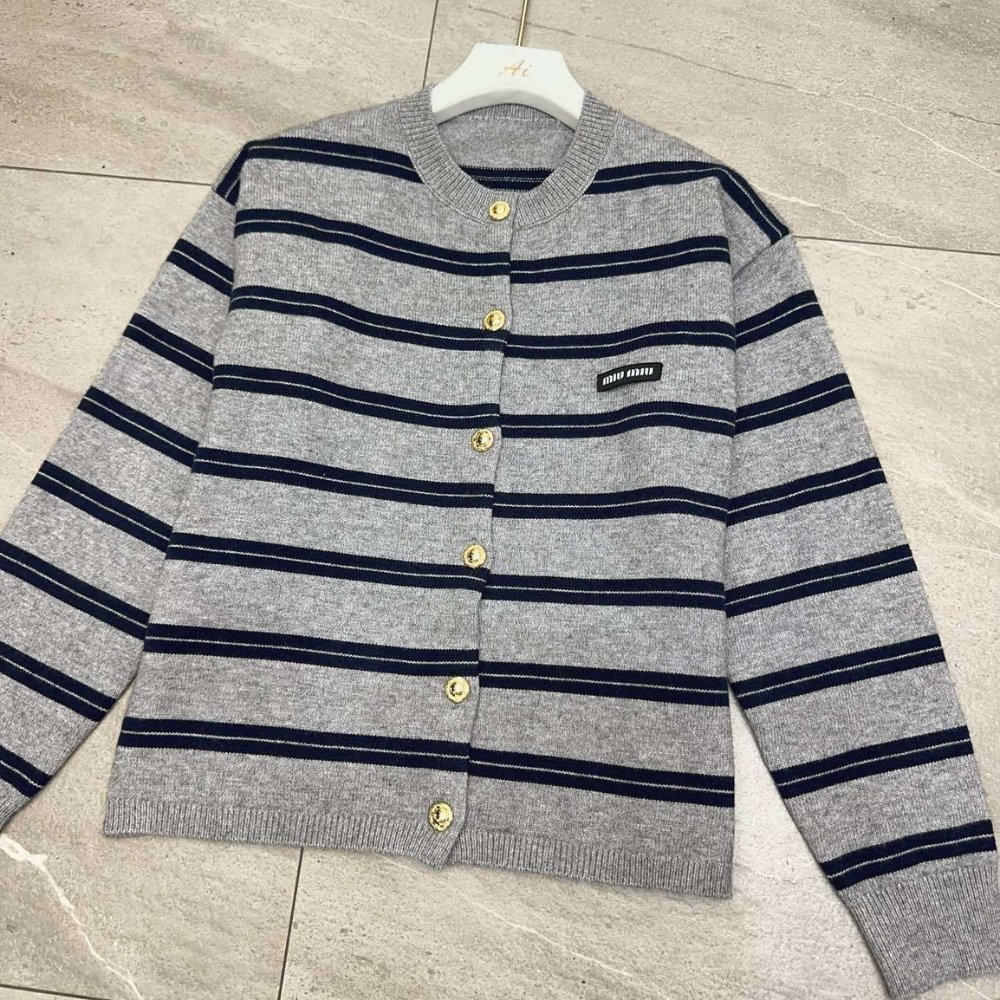 M1um1u Shetland Knit Cardigan Grey Mmf899 15Nq F0Mzq S Ooo