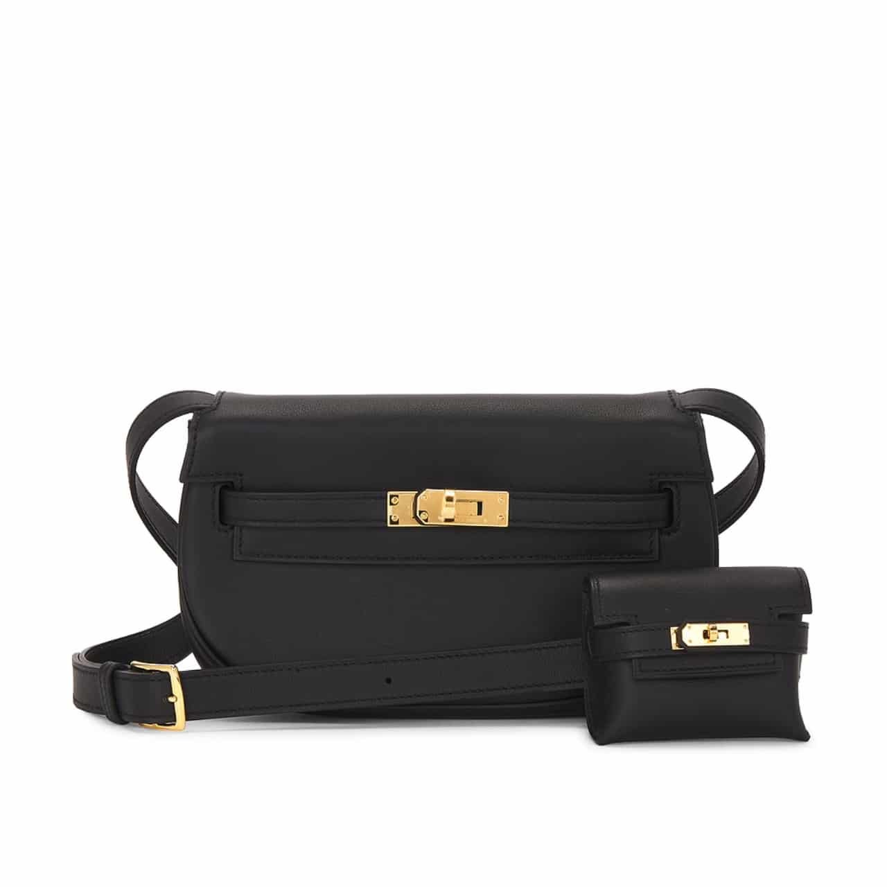 H**me5 Kelly Moove Swift Gold Hardware Black 17Cm