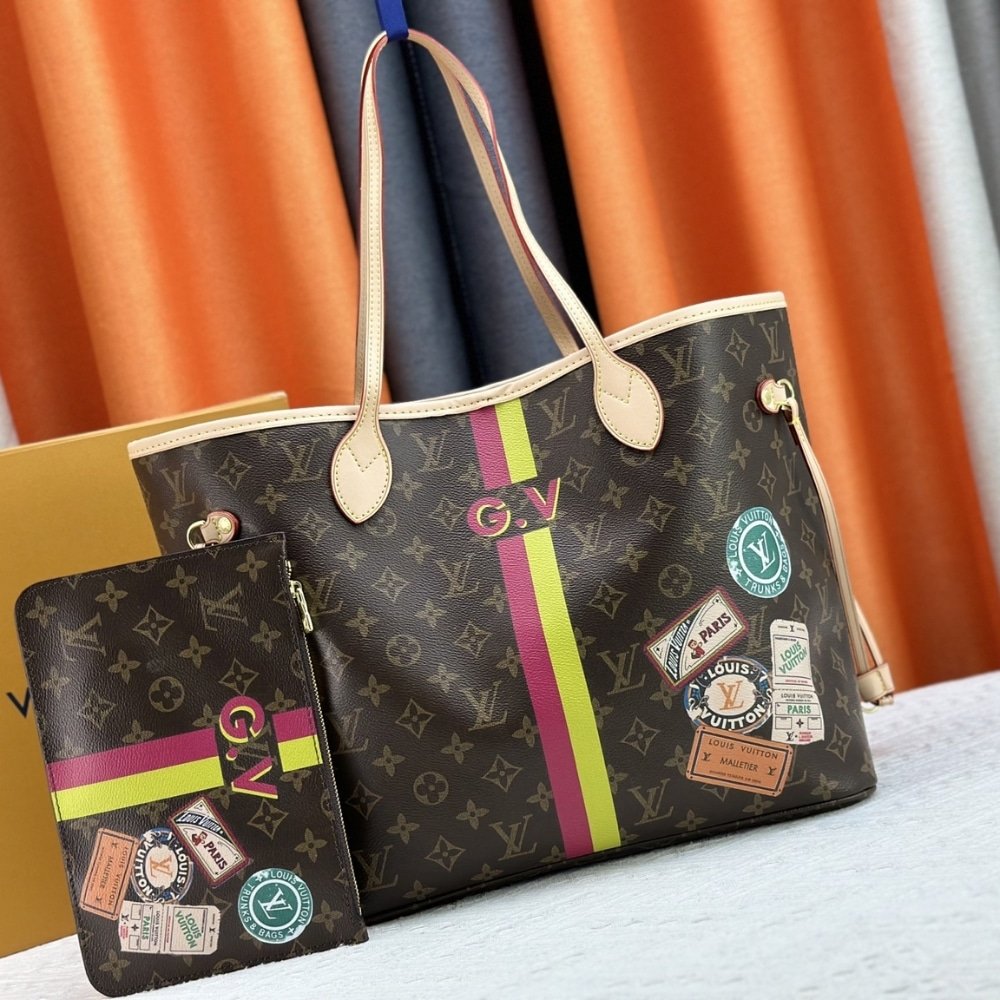 L0vis Vvtt0n Sac Neverfull MM Mon Monogram Brown 31Cm P01926