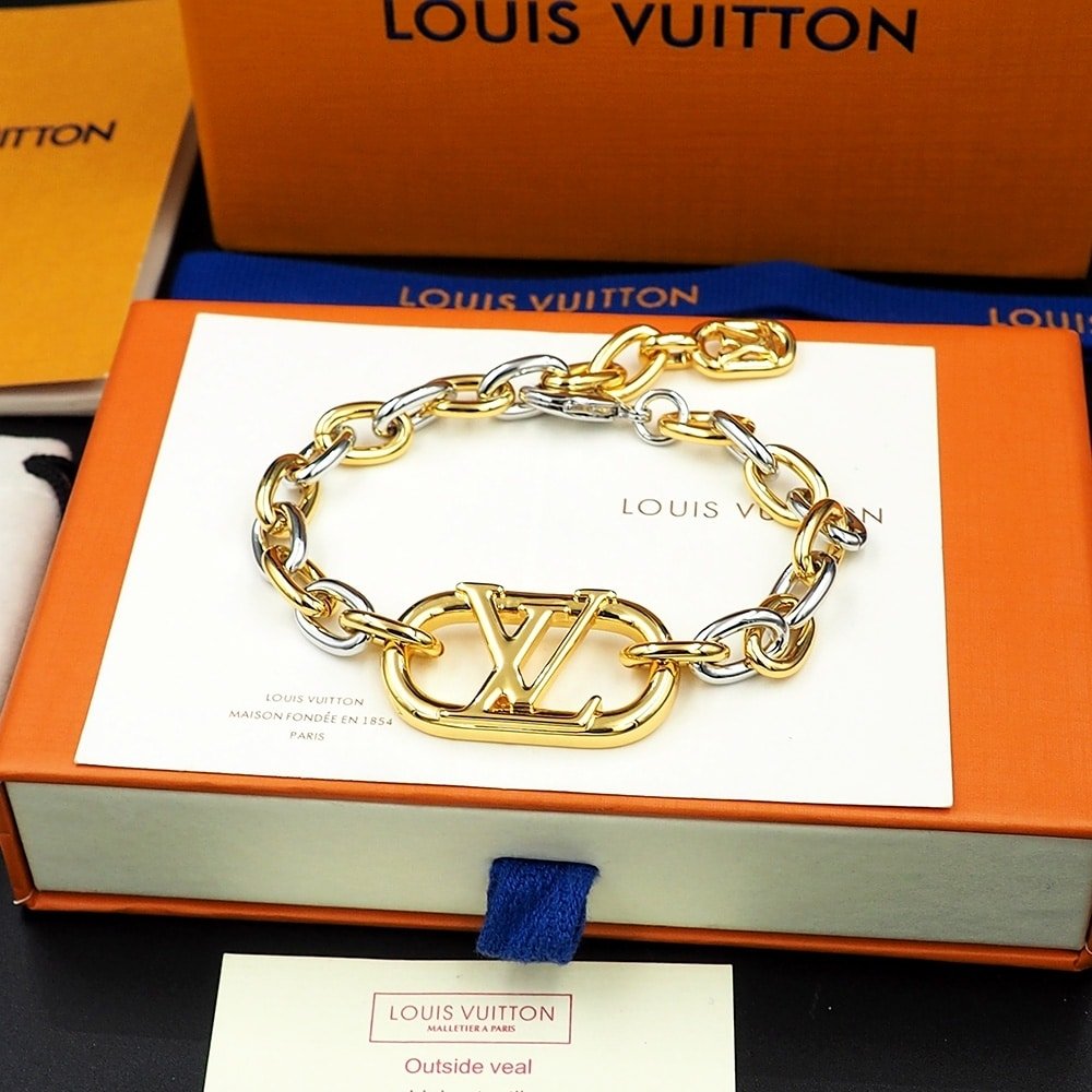 L0vis Vvtt0n Everyday Chain Lv Bracelet Gold And Silver
