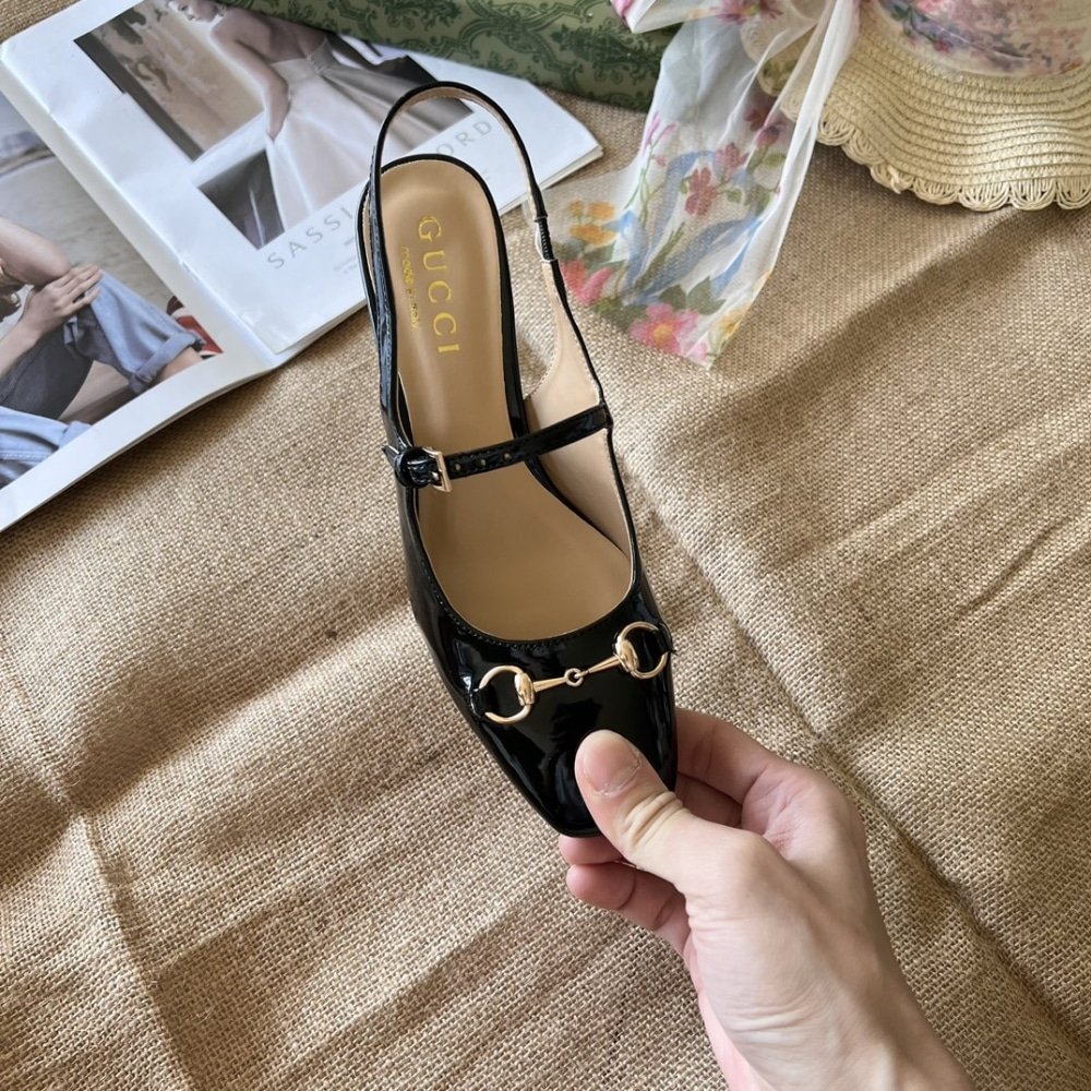 Gvc*1 Women’s Horsebit Pump Black Leather 801893 Bnc80 1000