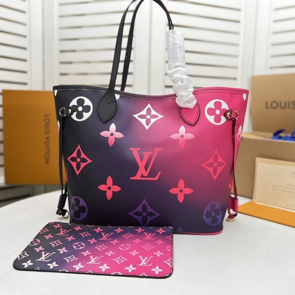 L0vis Vvtt0n Neverfull Mm Midnight Fuchia 31Cm M20511