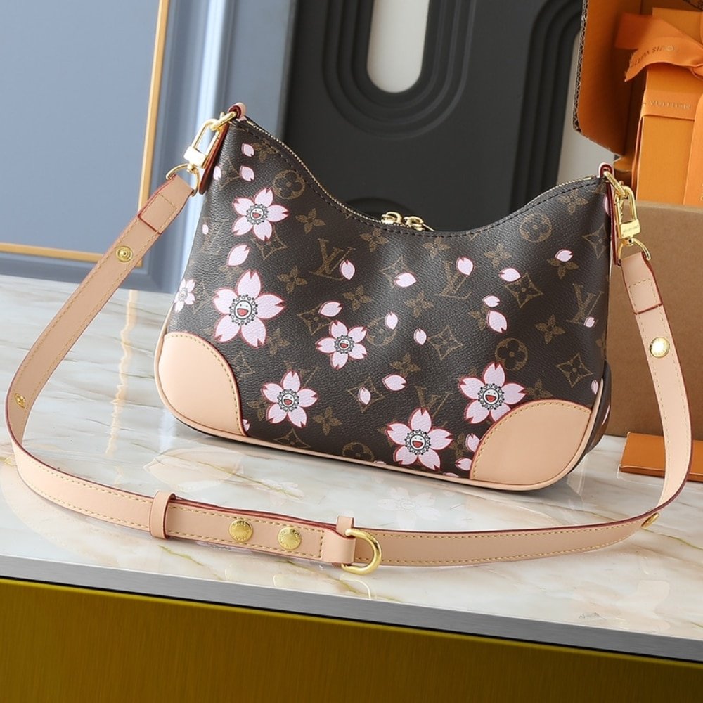 L0vis Vvtt0n X Takashi Murakami Boulogne Sakura Brown 27Cm M13265