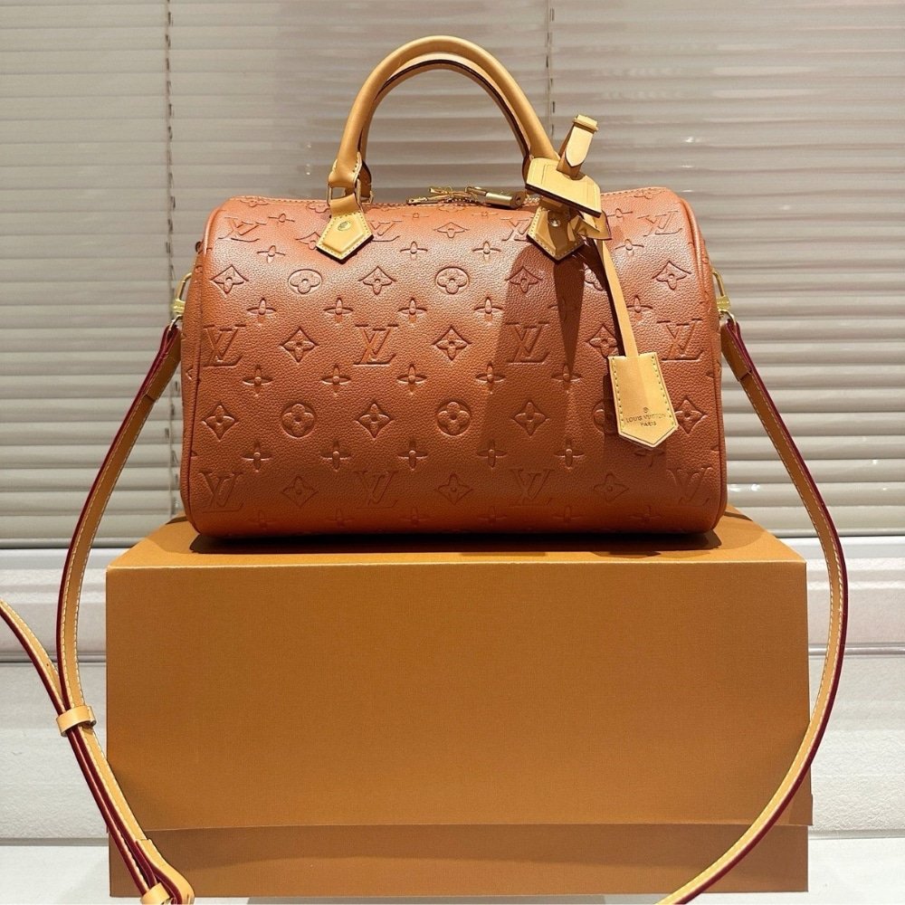L0vis Vvtt0n Speedy Soft Bag Monogram Brown 30Cm