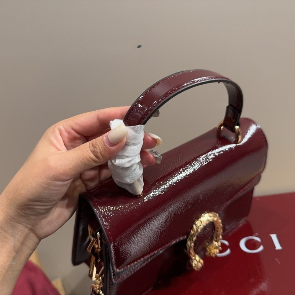 Gvc*1 Dionysus Small Top Handle Bag Rosso Ancora Red 24Cm 799599 0Aaa8 6207