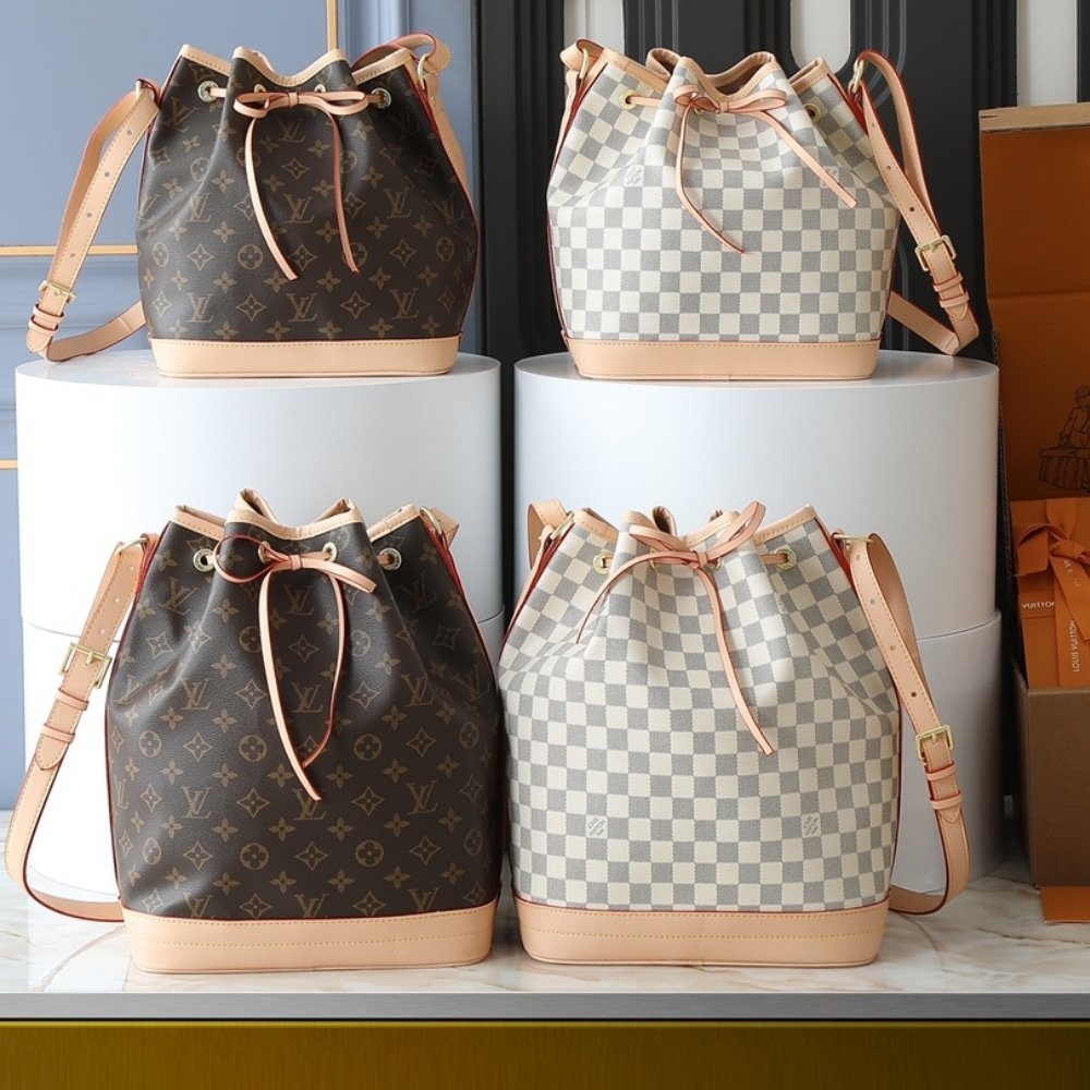 L0vis Vvtt0n Noé Bucket Bag Monogram Brown 36Cm M46976