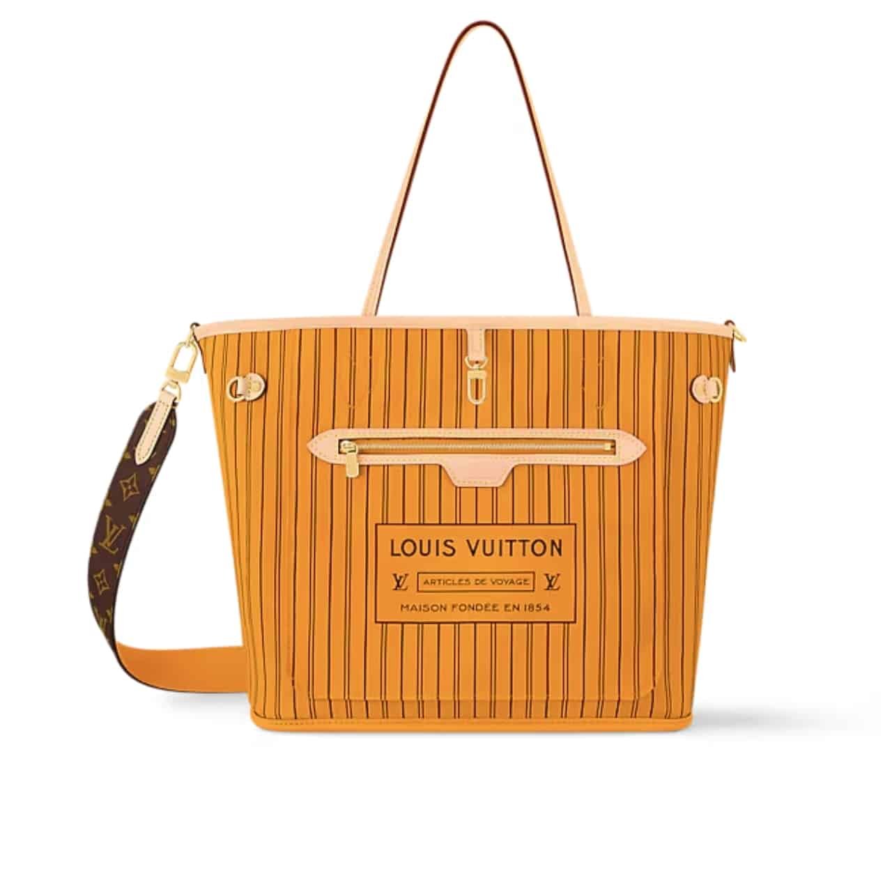 L0vis Vvtt0n Neverfull Bandoulière Inside Out Monogram Jaune Safran 33Cm M11947