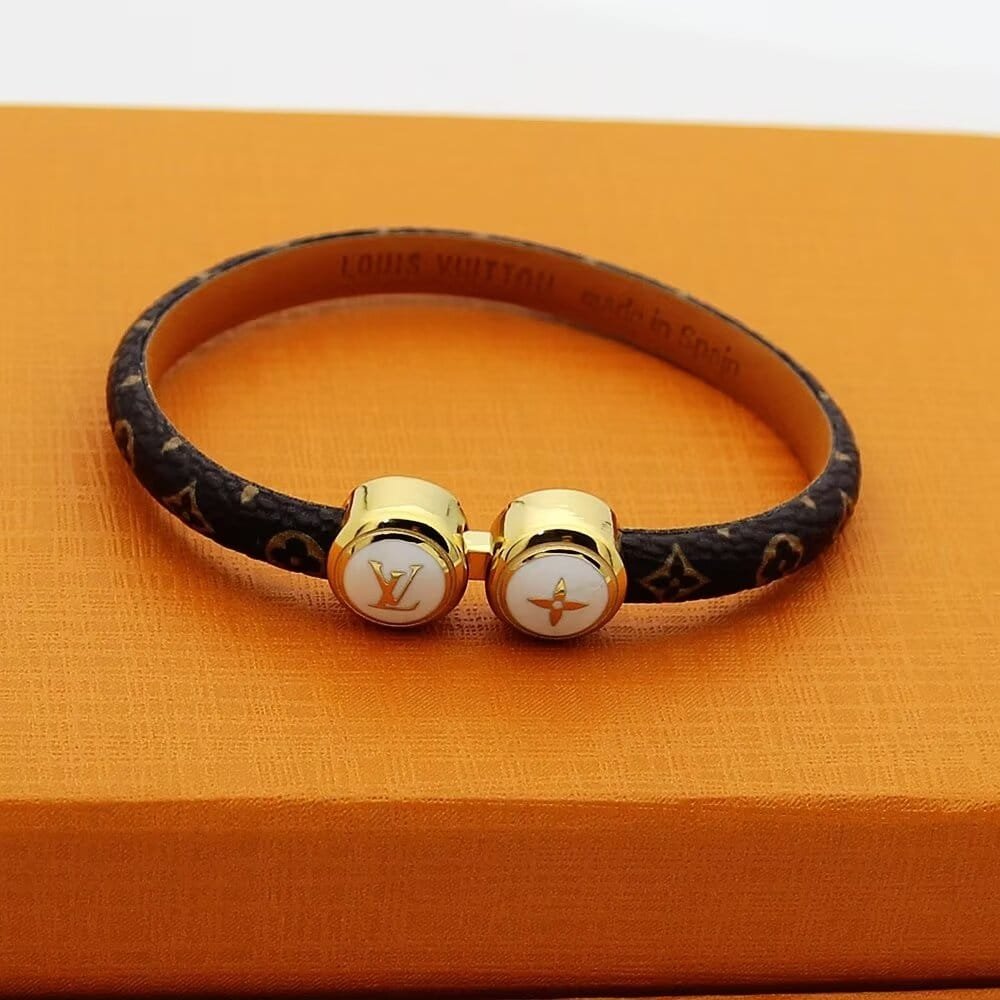 L0vis Vvtt0n Lv Blooming Bracelet Monogram Brown M8435E