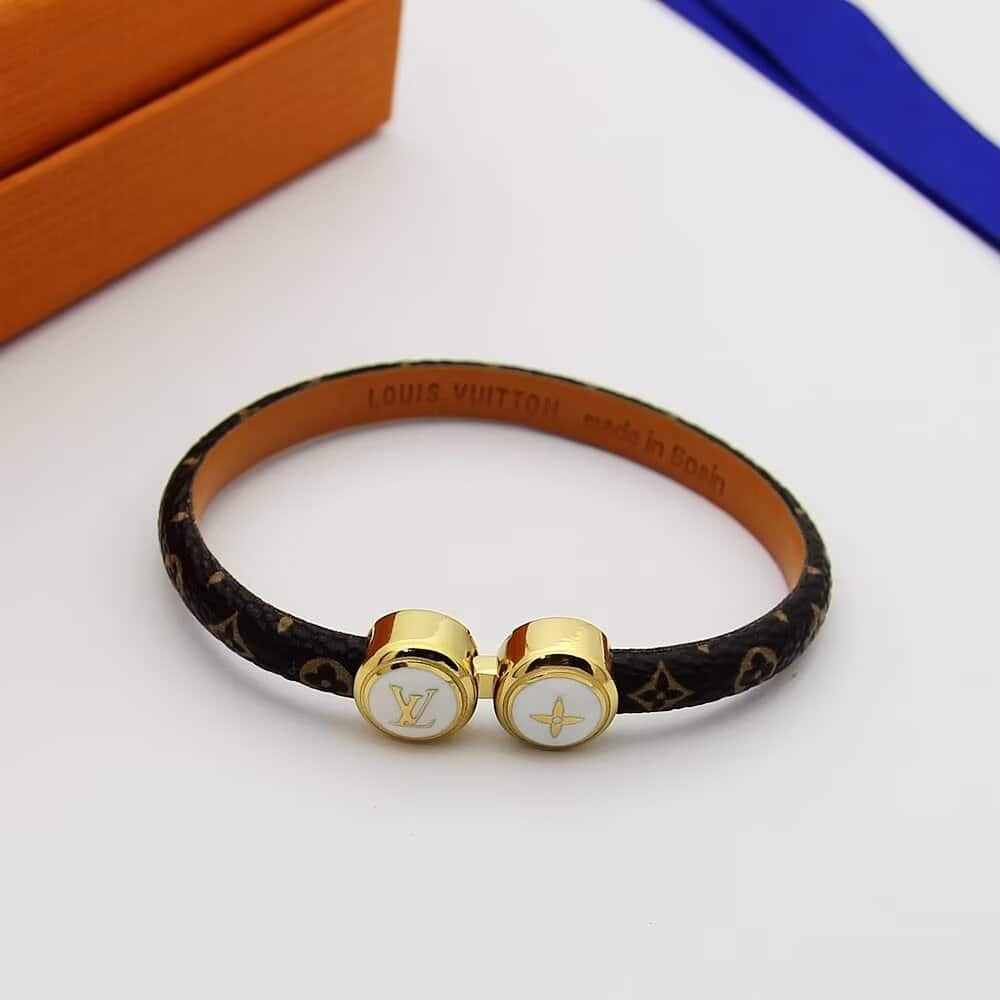 L0vis Vvtt0n Lv Blooming Bracelet Monogram Brown M8435E