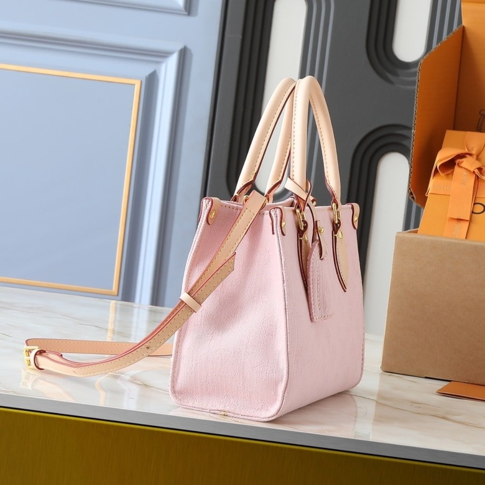 L0vis Vvtt0n Onthego PM Denim Pink 25Cm