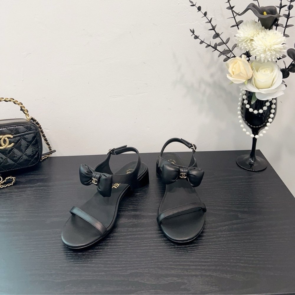 Ch**el Sandals Black G46193 B18985 94305