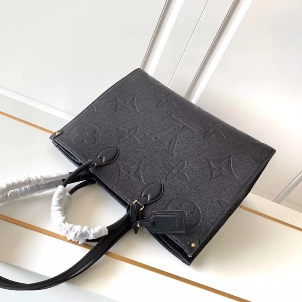 L0vis Vvtt0n Onthego GM Bag Monogram Empreinte Leather Black 41Cm M44925