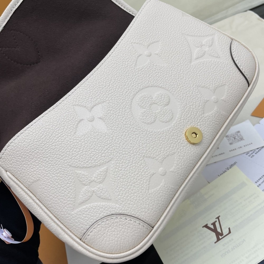 [S*per Vip 1:1] L0vis Vvtt0n Diane Bag White 24Cm M46388