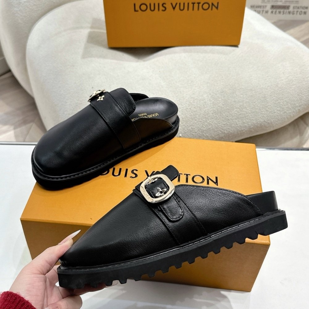 L0vis Vvtt0n Cosy Flat Comfort Clog Black 1Agvpt