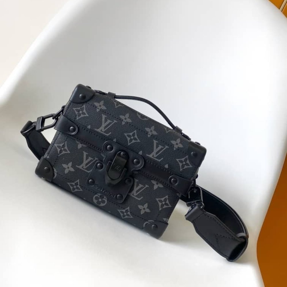 [S*per Vip 1:1] L0vis Vvtt0n Soul Trunk Bag Monogram Black 19Cm M11743