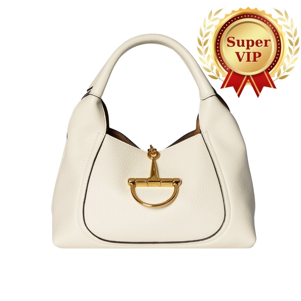 [S*per Vip 1:1] Gvc*1 Softbit Medium Top Handle Bag White Leather 27Cm ‎837467 Aaeao 9050