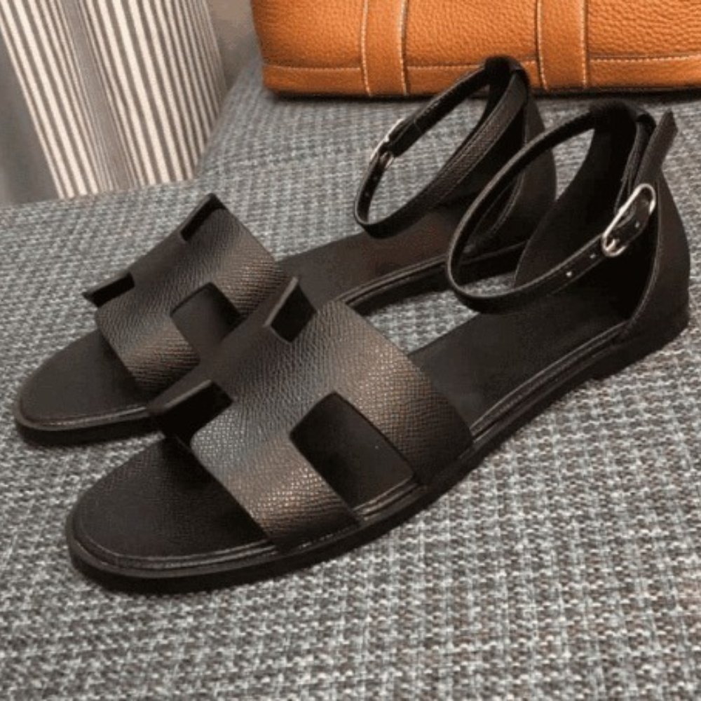 H**me5 Santorini Sandal Black H182138Z 02360