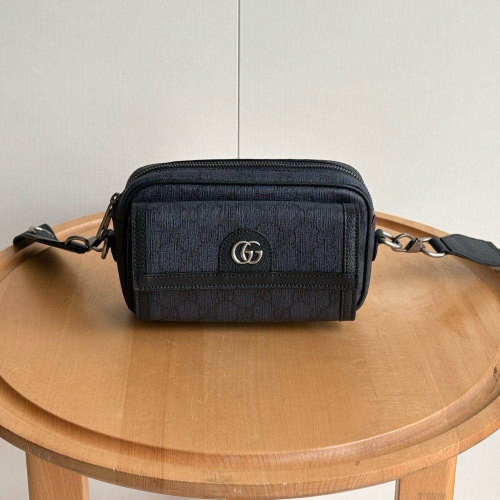 Gvc*1 Ophidia Small Crossbodybag Dark Blue 20Cm 802170 Facjy 8441