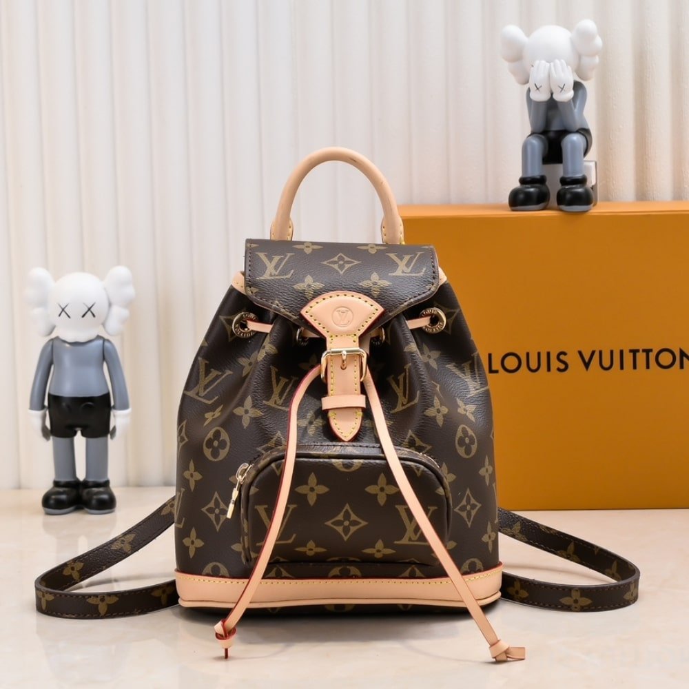L0vis Vvtt0n Montsouris MM Backpack Brown 25Cm M11197