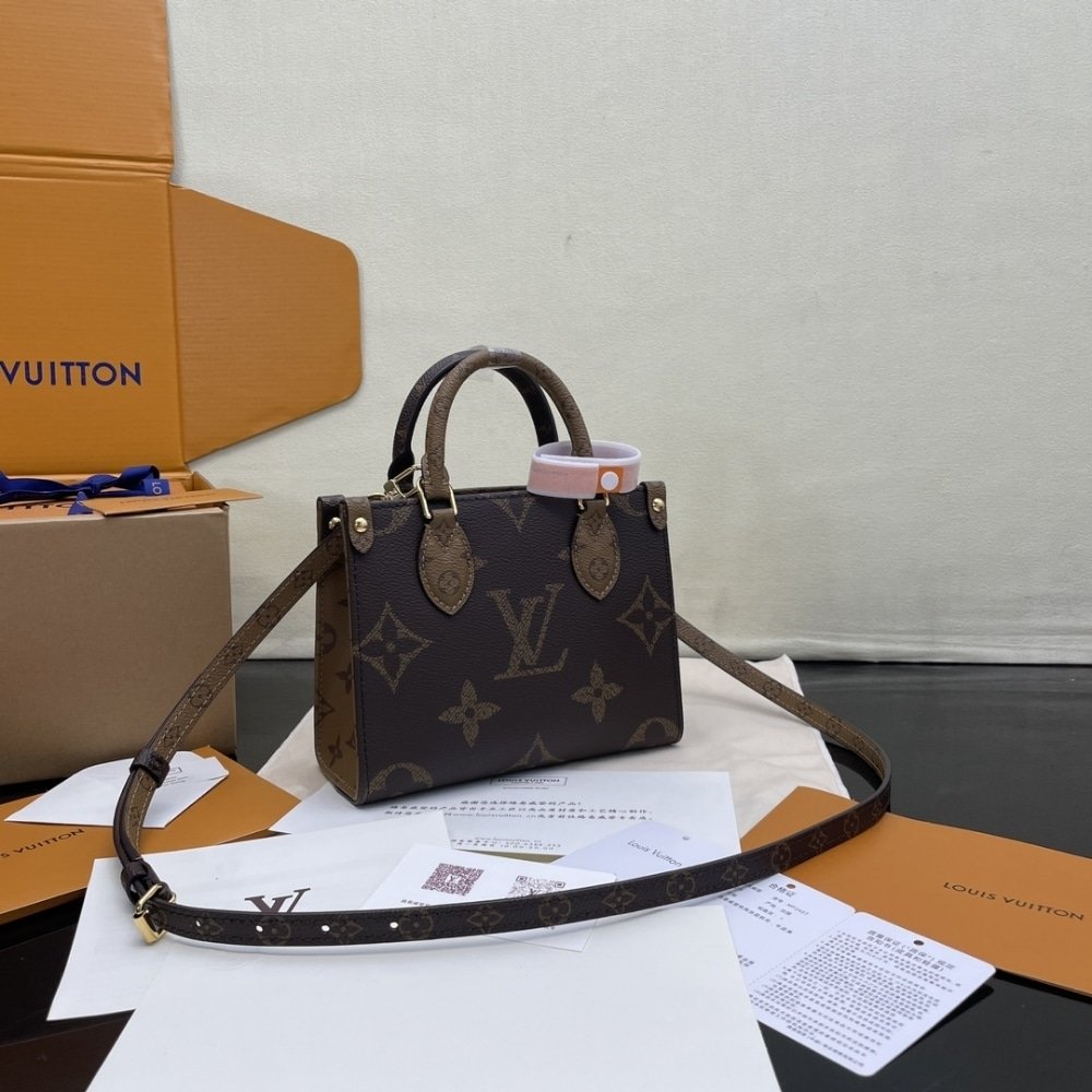 [S*per Vip 1:1] L0vis Vvtt0n Onthego BB Bag Monogram Brown 18Cm M46839