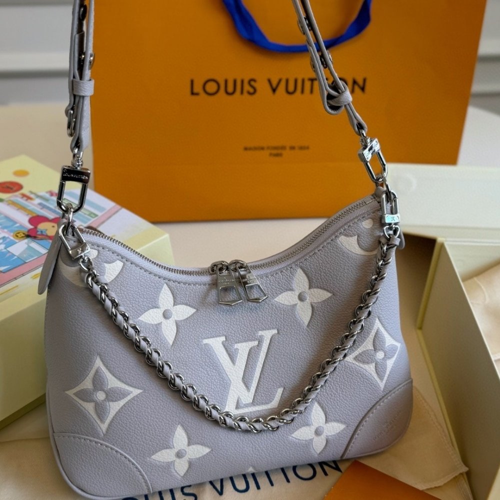 L0vis Vvtt0n Boulogne Bicolor Monogram Empreinte Leather Quartz 27Cm M14211