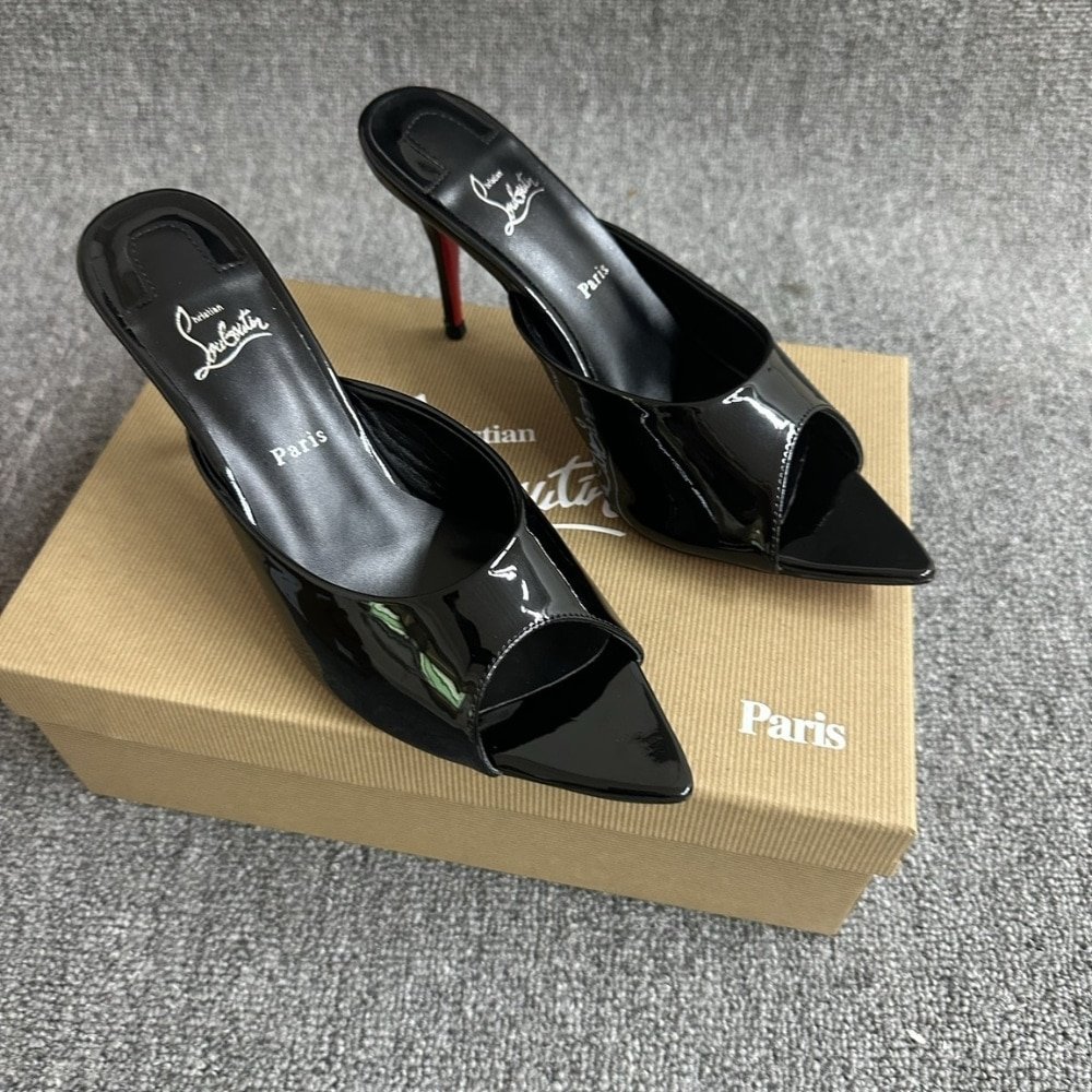 Chr1st1an Louboutin Miss Z Mule Black 1250997B439