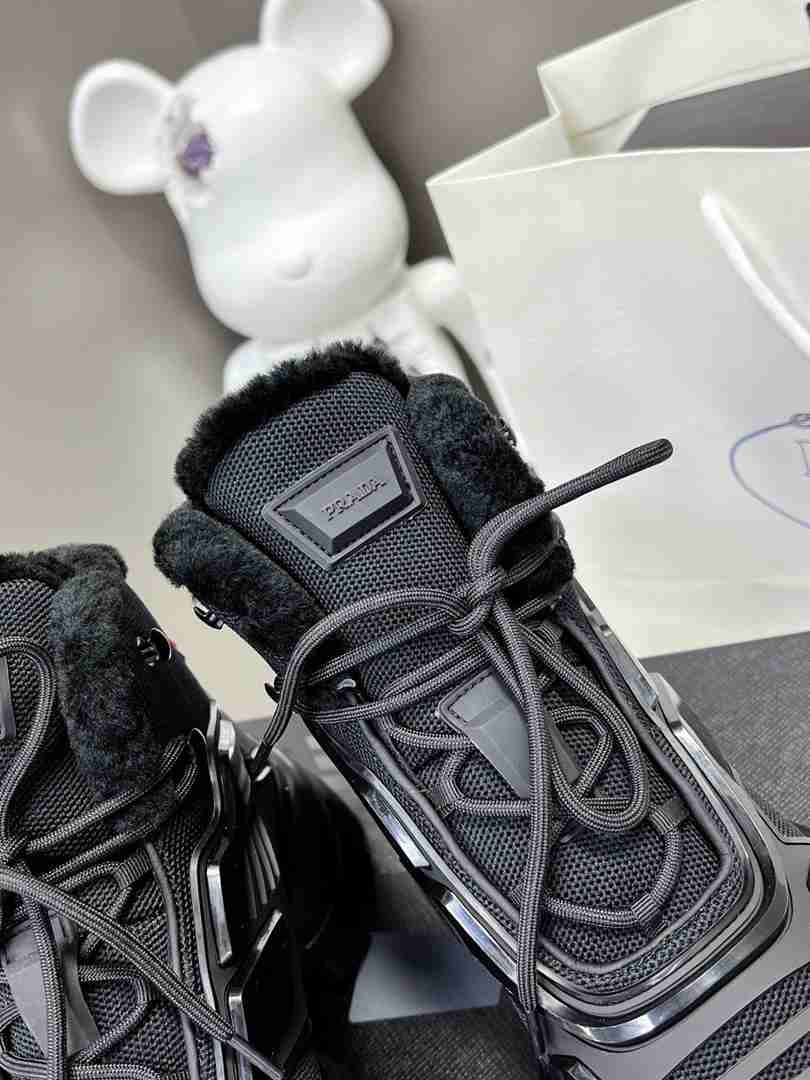Pra*a Cloudbust Thunder High Top Sneakers Black