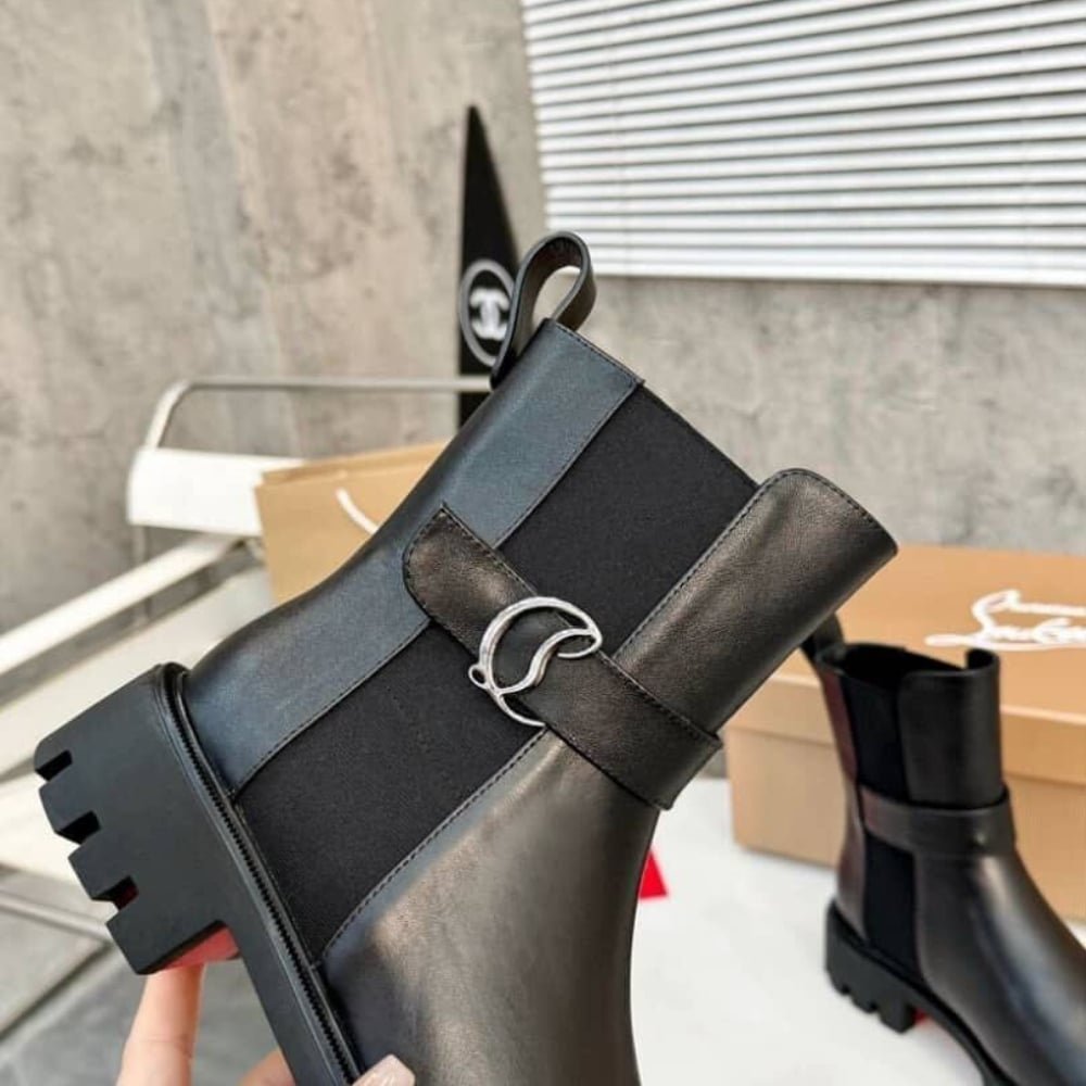 Chr1st1an Louboutin Chelsea Boot Black