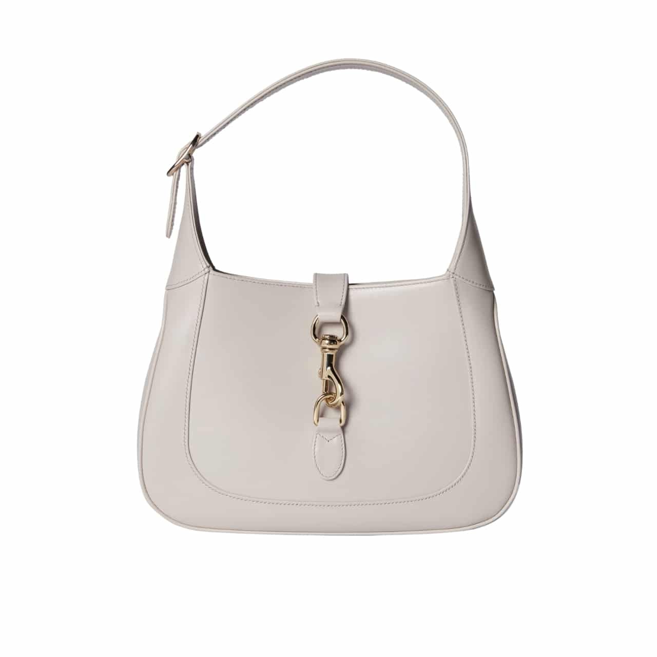 Gvc*1 Jackie 1961 Medium Tote Bag Light Grey Leather 27Cm 782849 Aaddx 1741