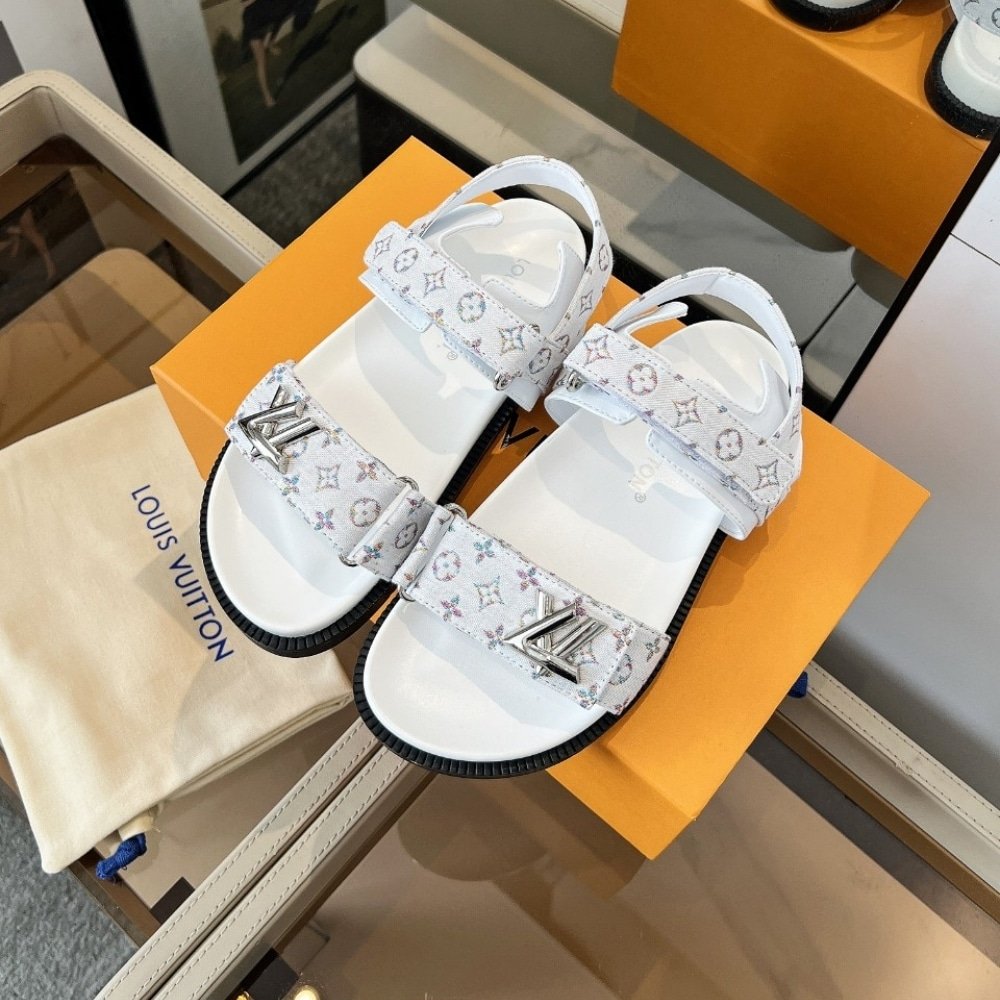 L0vis Vvtt0n Lv Sunset Flat Comfort Sandal Multicolored 1Aidiw