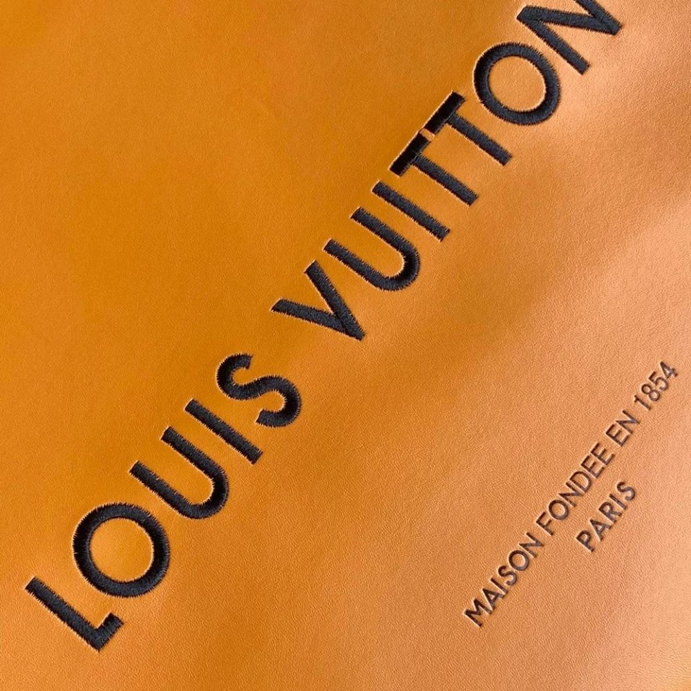 [S*per Vip 1:1] L0vis Vvtt0n Shopper Tote Bag MM Orange Safran 40Cm M24457