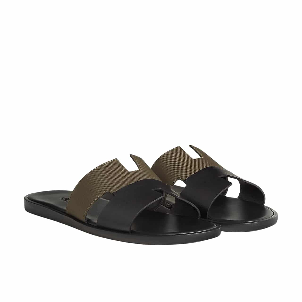 H**me5 Izmir Sandal Kaki And Noir H231812Zhk3400