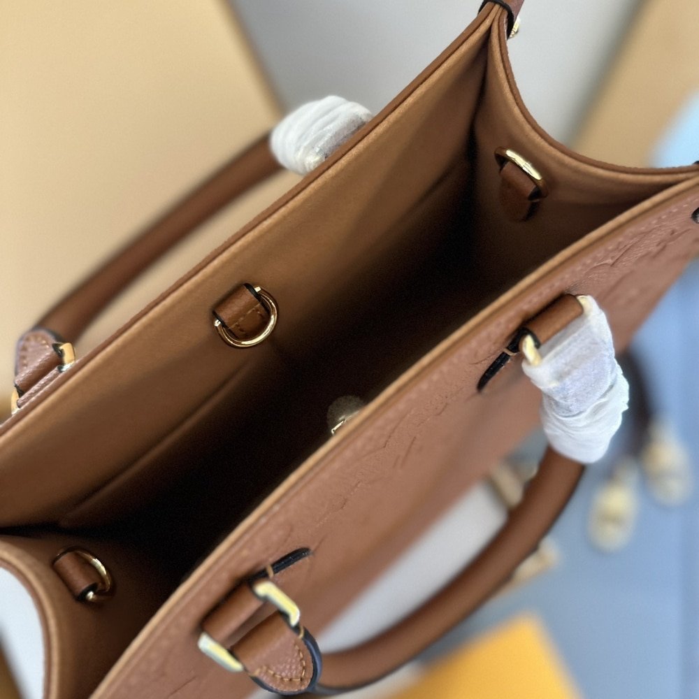 L0vis Vvtt0n Onthego MM Monogram Empreinte Cognac 35Cm M12775
