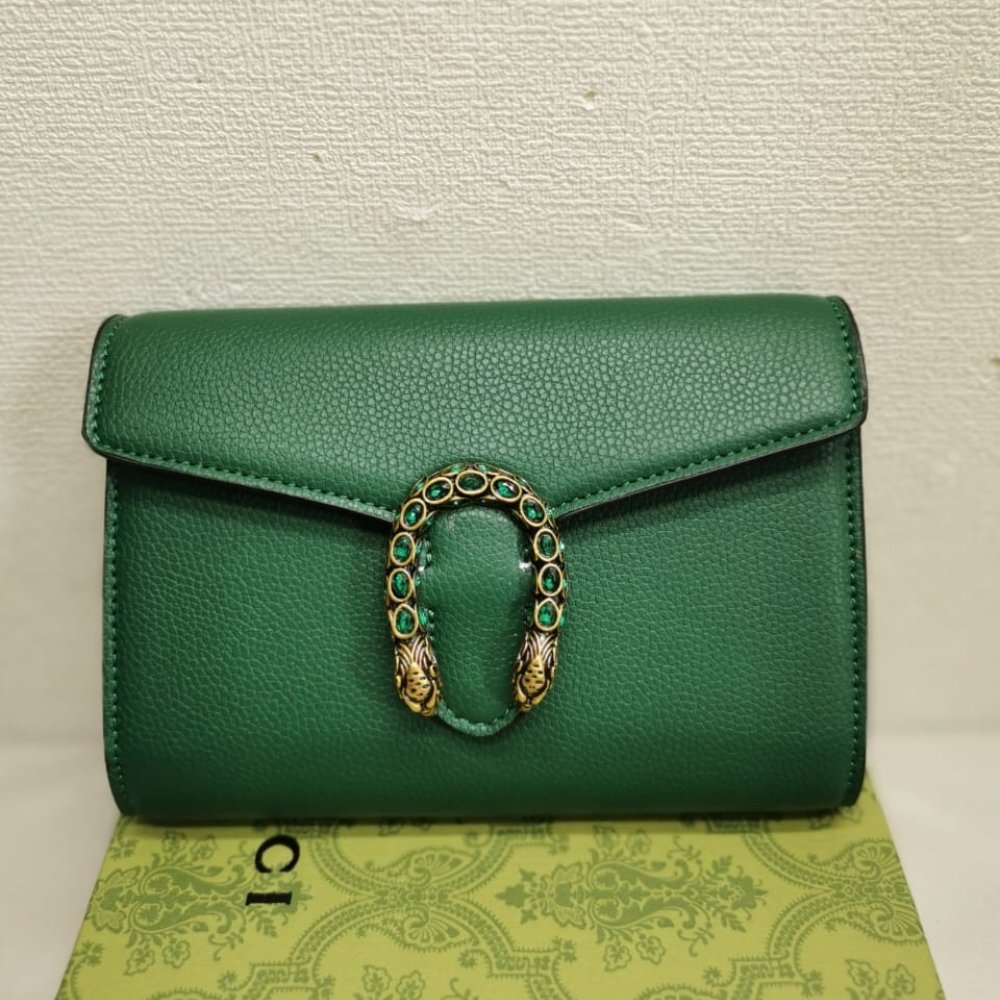 Gvc*1 Women’S Dionysus Mini Chain Bag Green 20Cm 401231 Caogx 3120