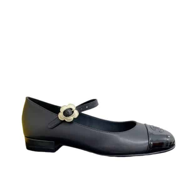 Ch**el Mary Janes Black