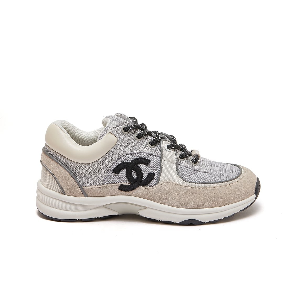 Ch**el Low Top Trainer Gray White