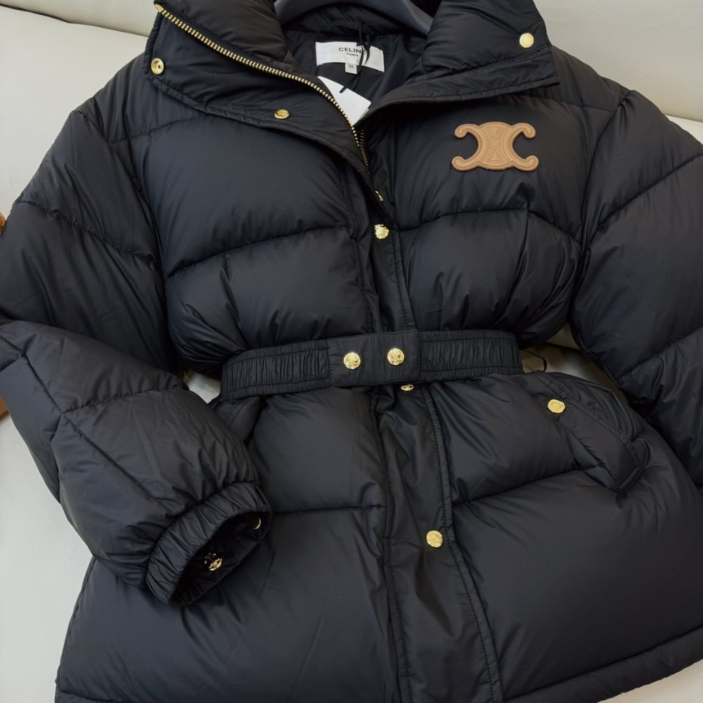 Ce1i*e Down Jacket Polyester Black