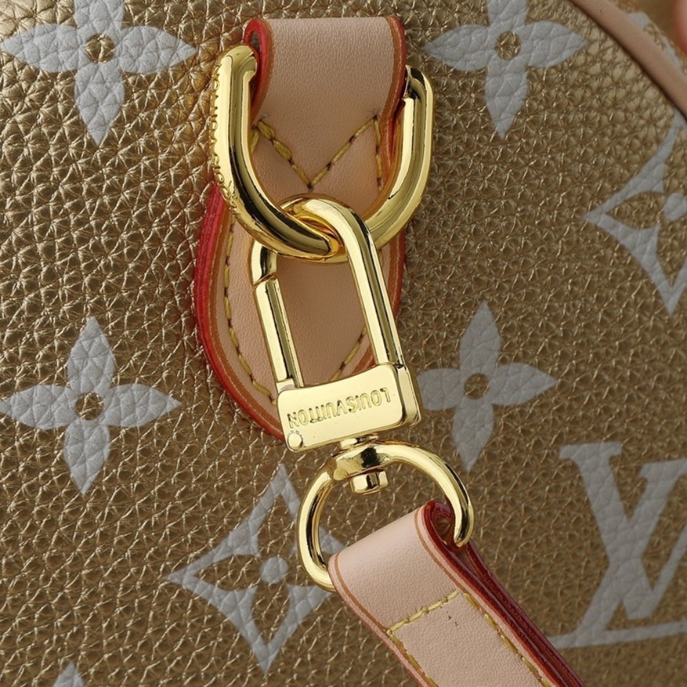 L0vis Vvtt0n Speedy P9 Bandoulière 30 Kinsugi Gold 30Cm M15283