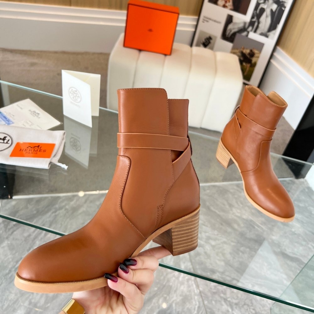 H**me5 Frenchie 50 Ankle Boot Brown H222092Z A3360