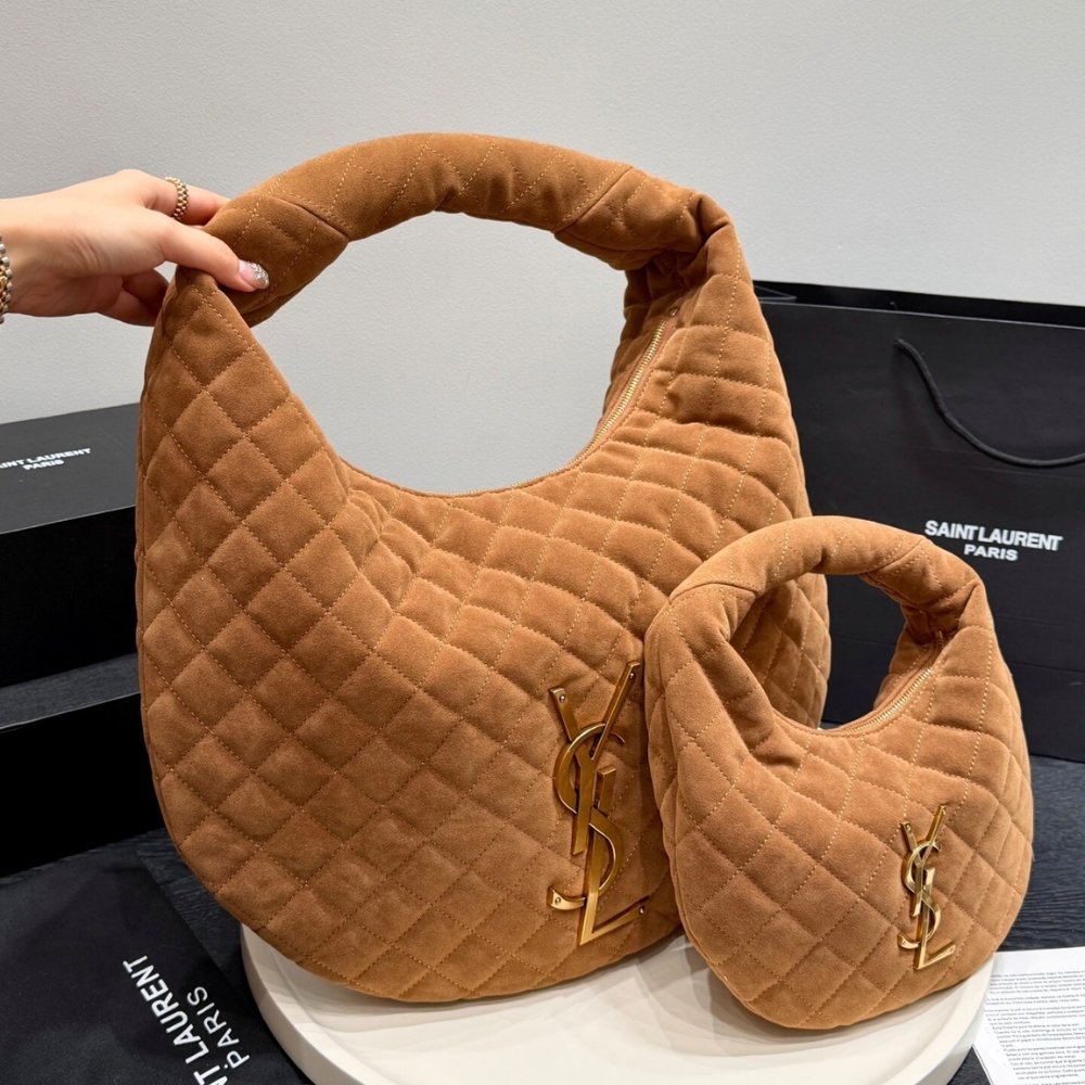 Sa1nt Lau*nt Icare Hobo In Quilted Caramel Cognac 42Cm 858160AAF9P2916