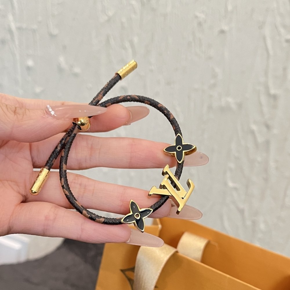 L0vis Vvtt0n Lv Iconic Bracelet Monogram Brown M1019Z
