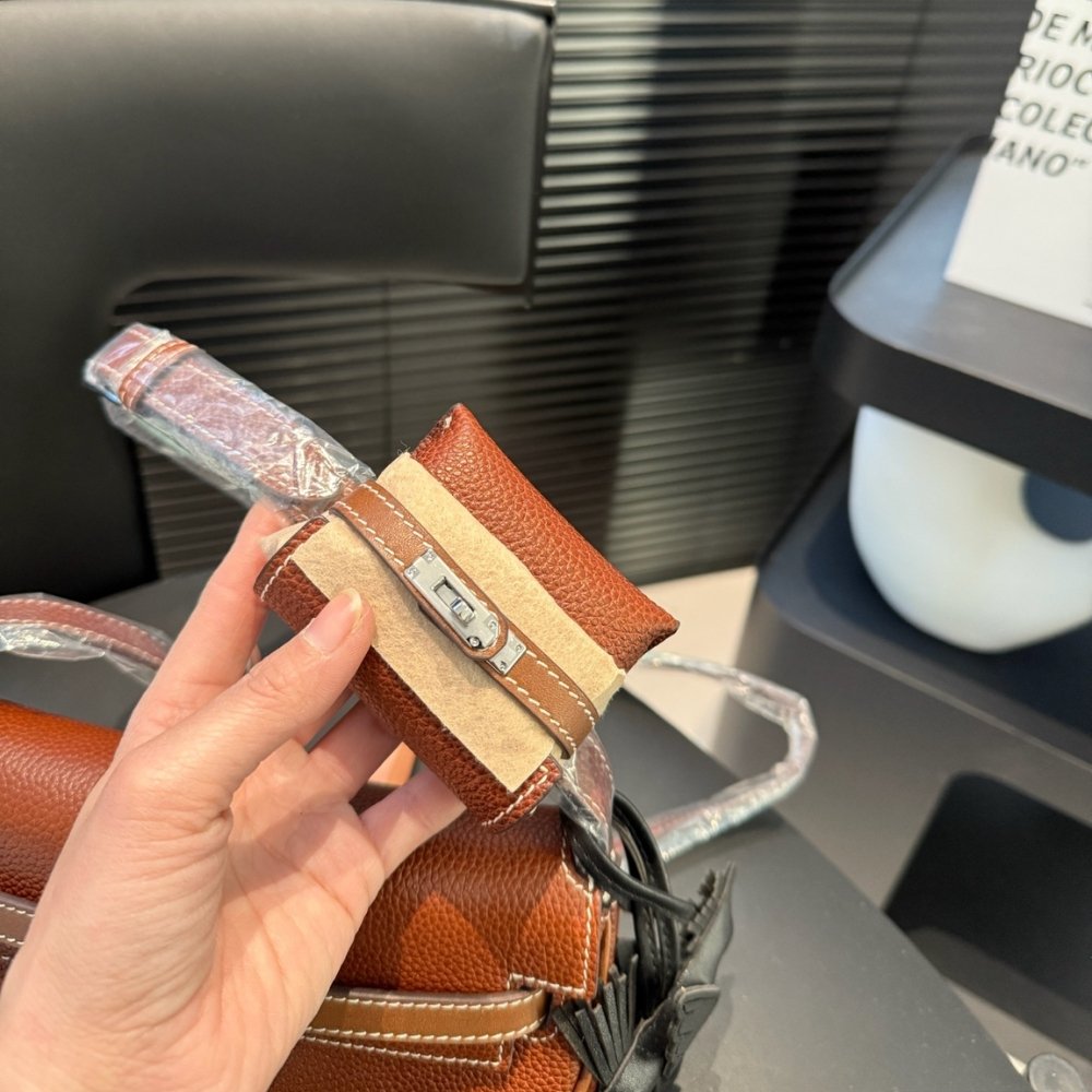 H**me5 Kelly Moove Swift Silver Hardware Orange 20Cm