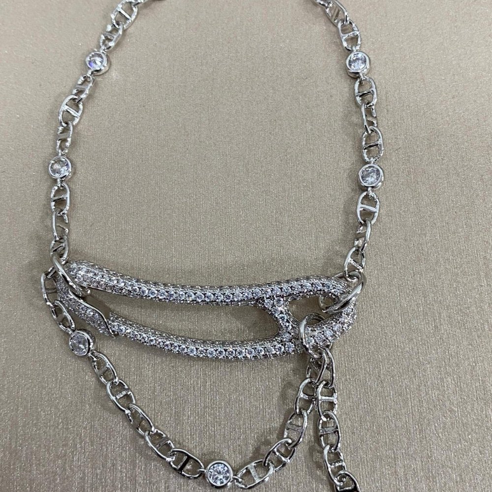 H**me5 Chaine Dancre Punk Bracelet Silver