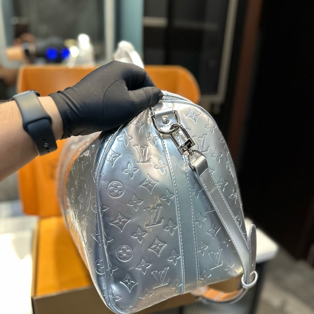 L0vis Vvtt0n Keepall Bandoulière 45 Silver 45Cm M12858