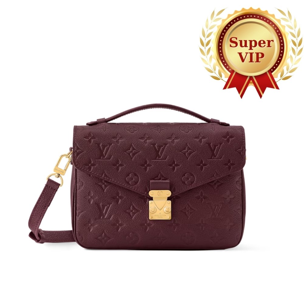 [S*per Vip 1:1] L0vis Vvtt0n Pochette Metis MM Grenat 25Cm M25939