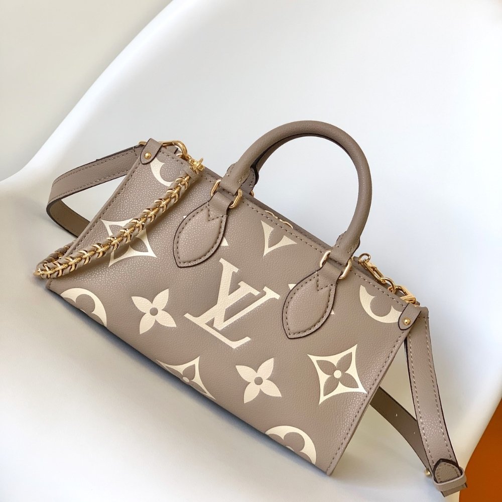 L0vis Vvtt0n Onthego East West Bag Bicolor Beige 25Cm M23641